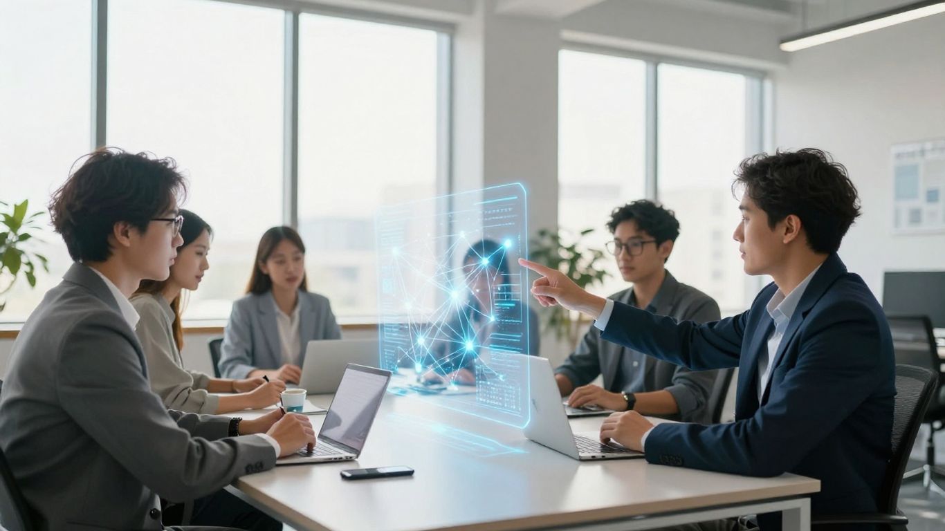 Business IT support strategies with technology and collaboration.