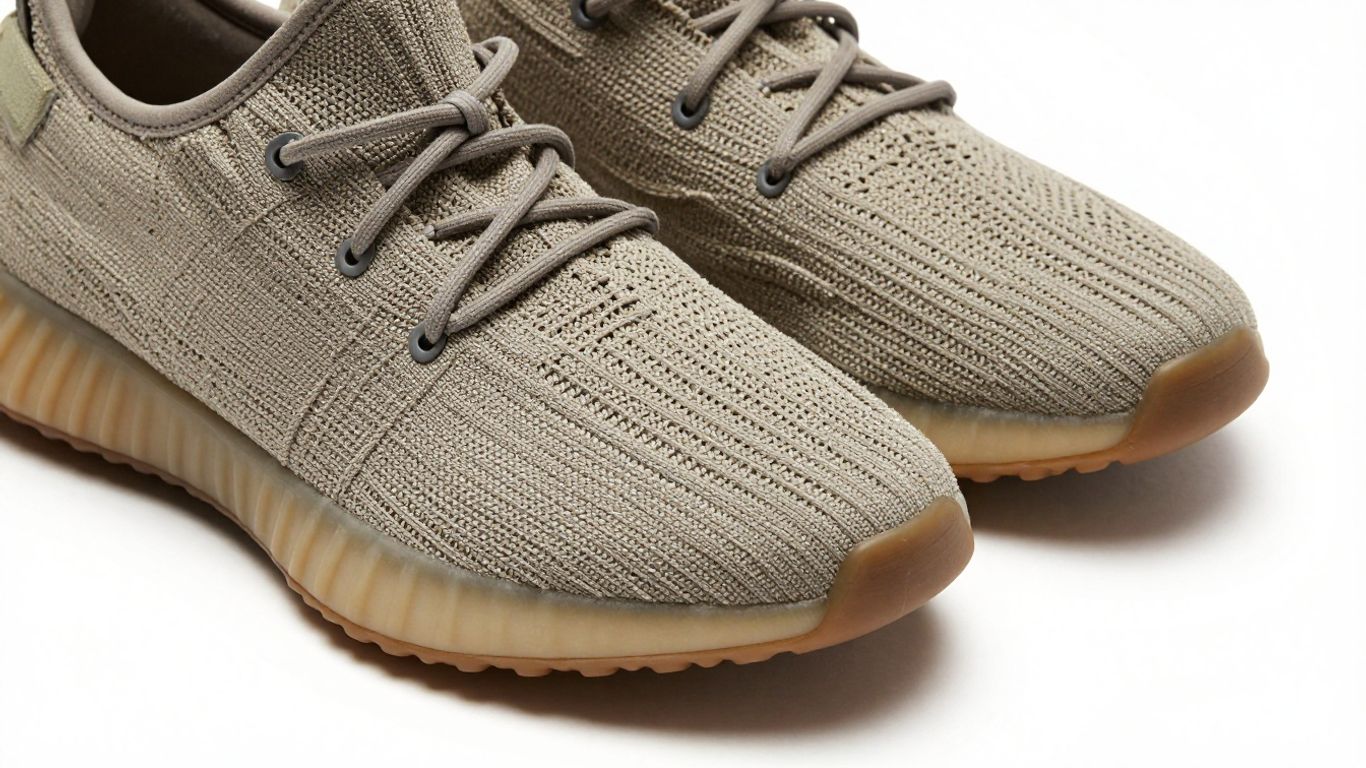 Innovative recyclable shoes made from sustainable materials.