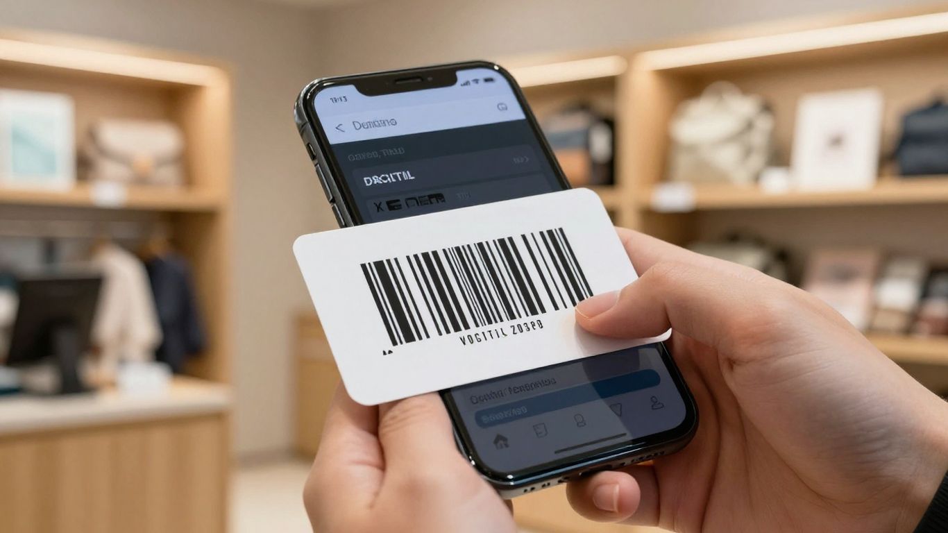 Smartphone screen displaying a digital travel ticket