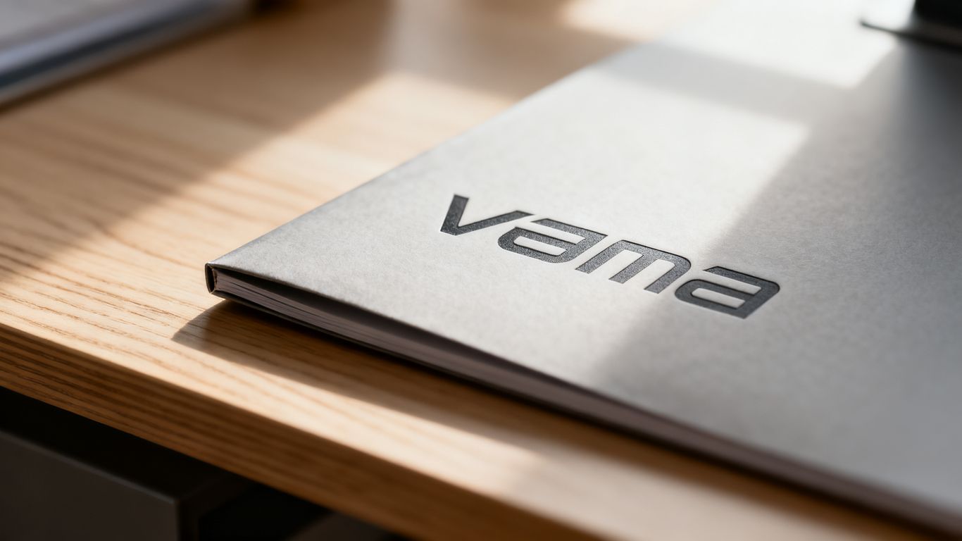Clean branded packaging sitting on a desk