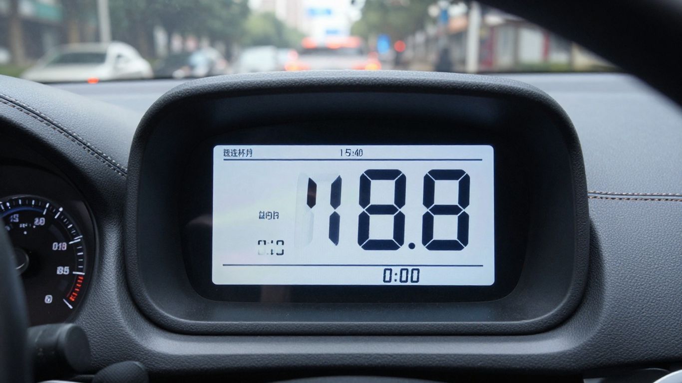 Auto Restwert Anzeige im Cockpit