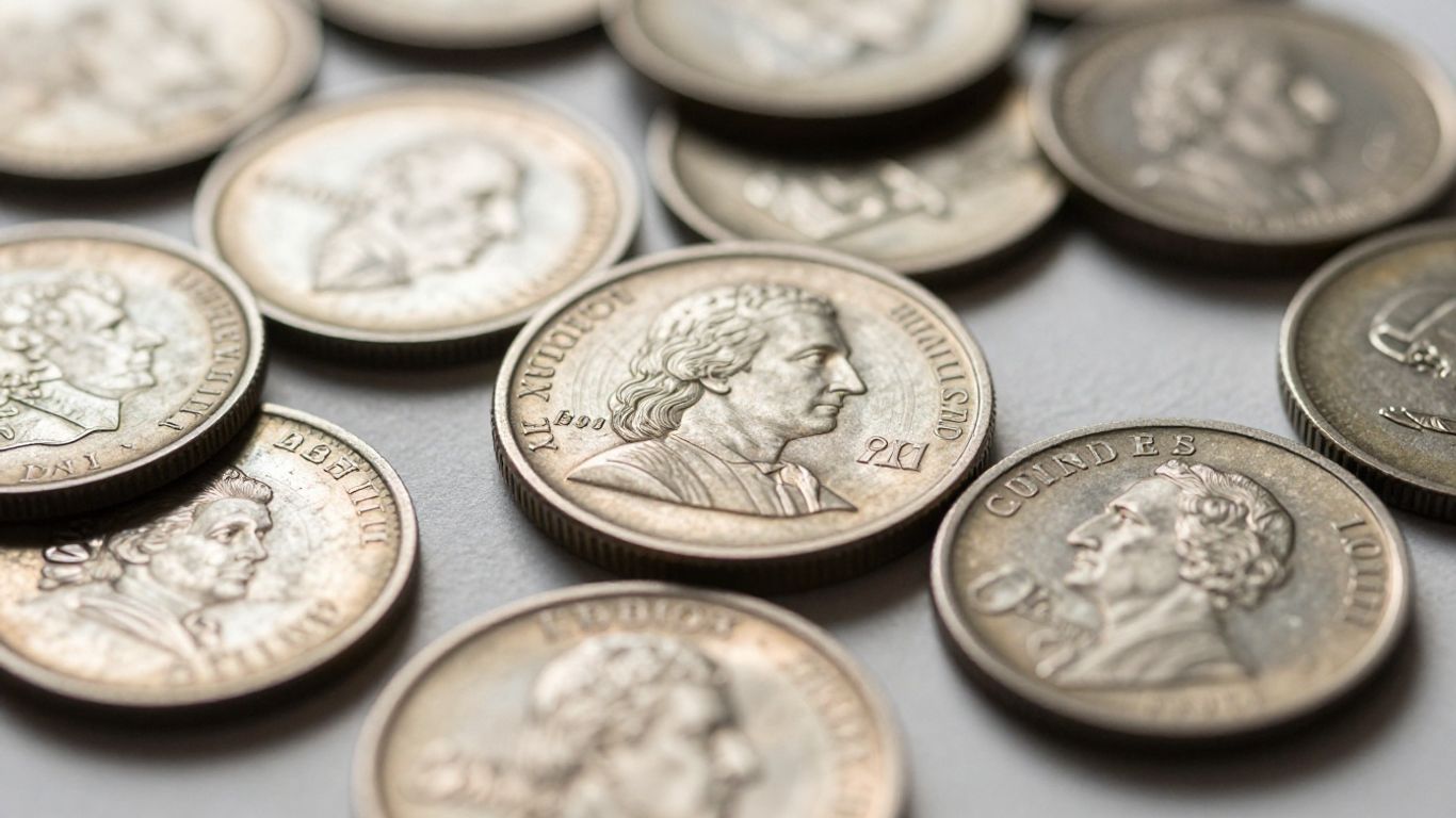 Collection of valuable so-called dollars coins