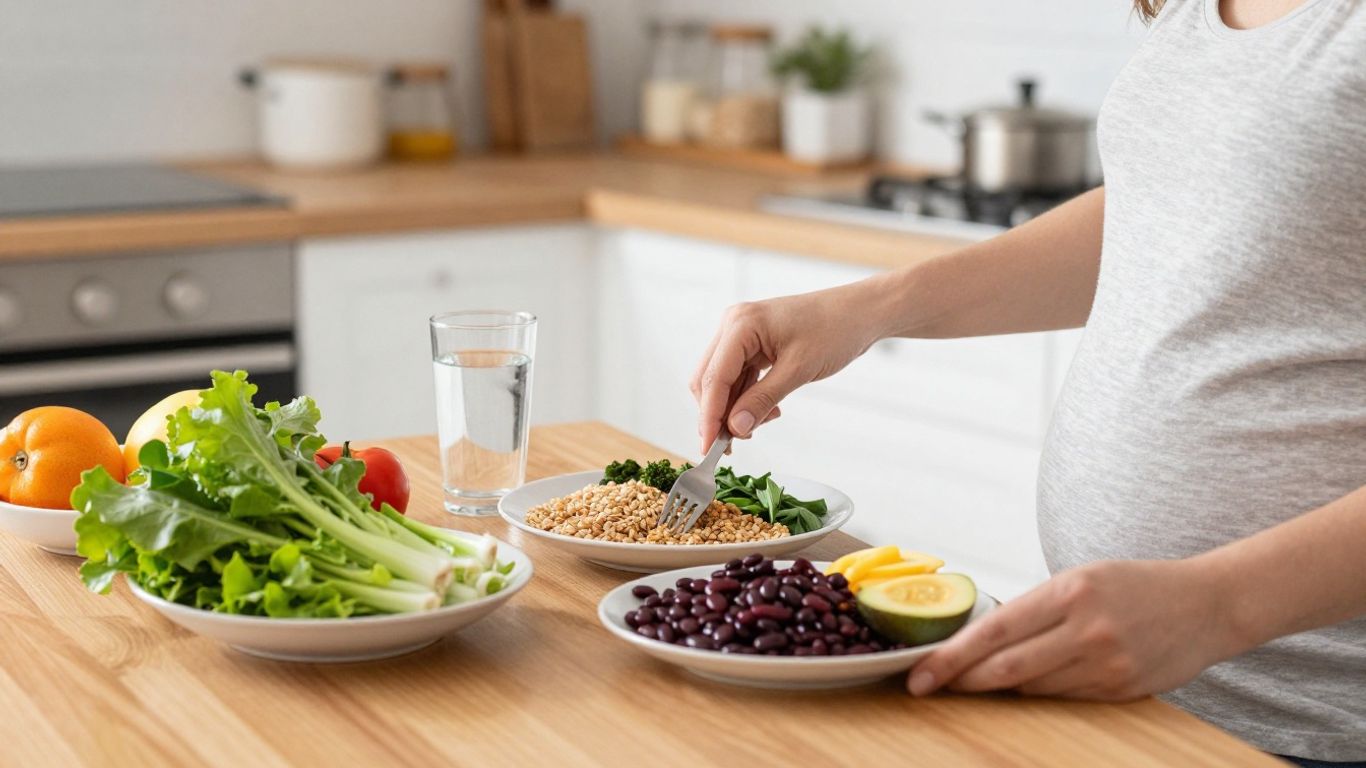 Alimentación saludable durante el embarazo