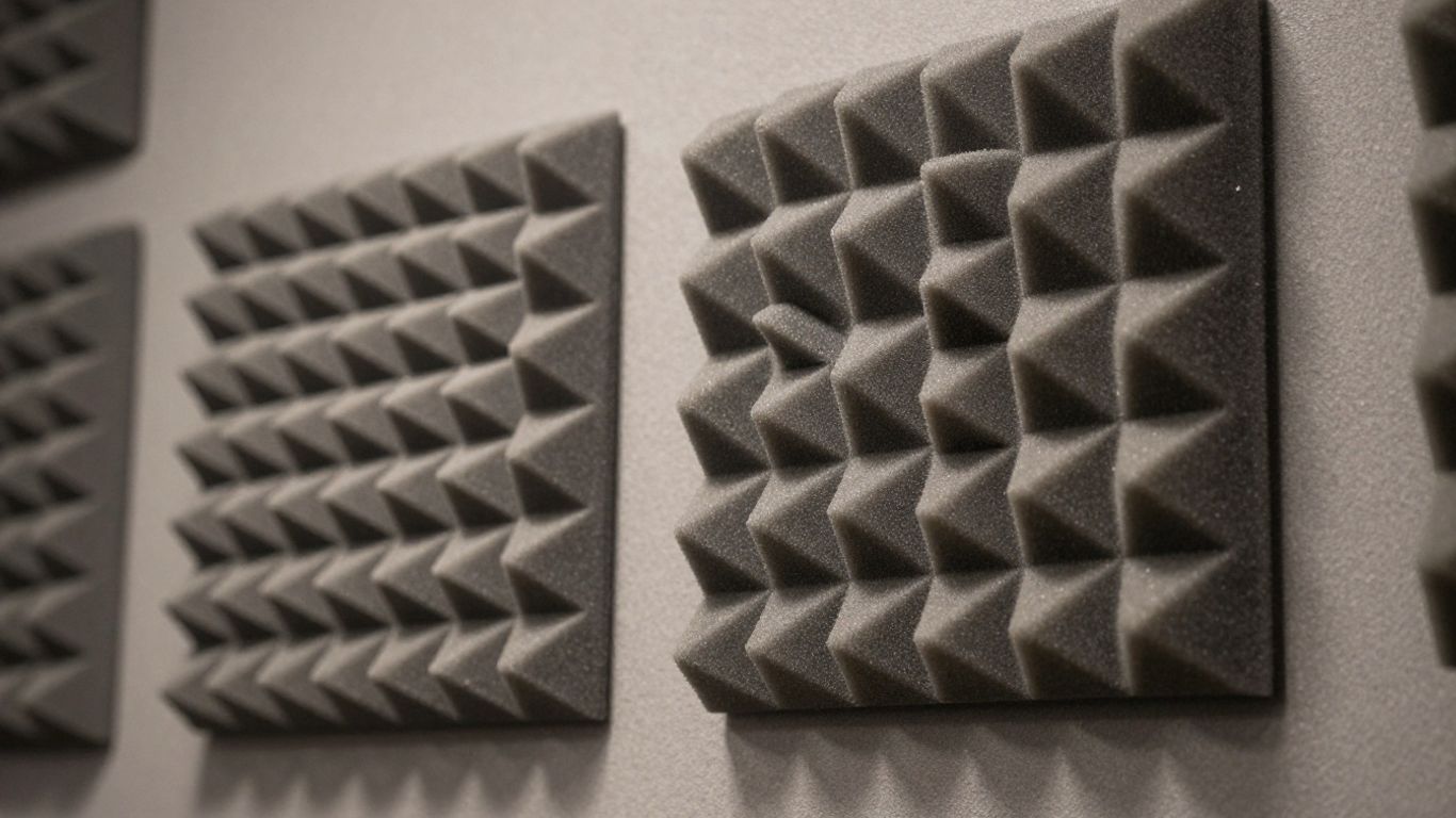 Acoustic foam wall panels
