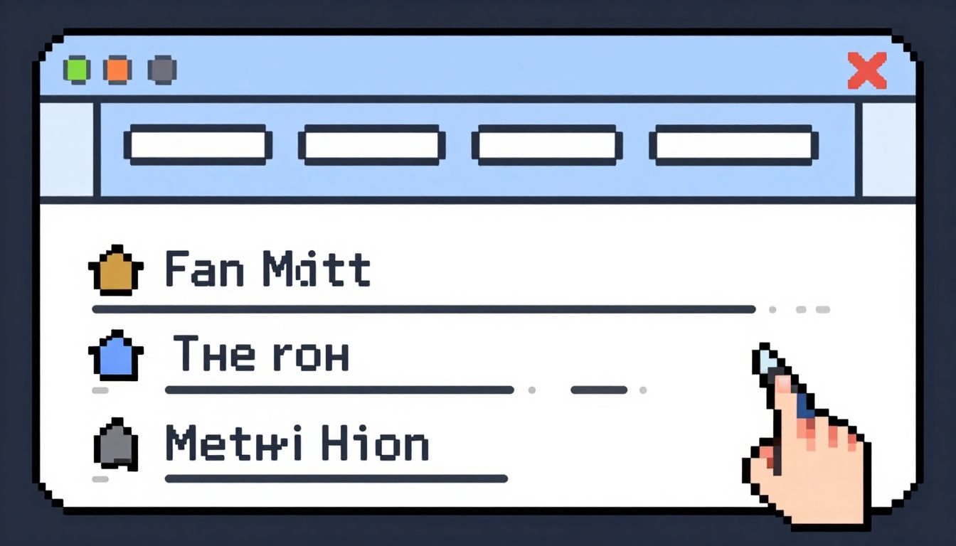 Interface simplificada de combate em pixel art exibida na barra de tarefas