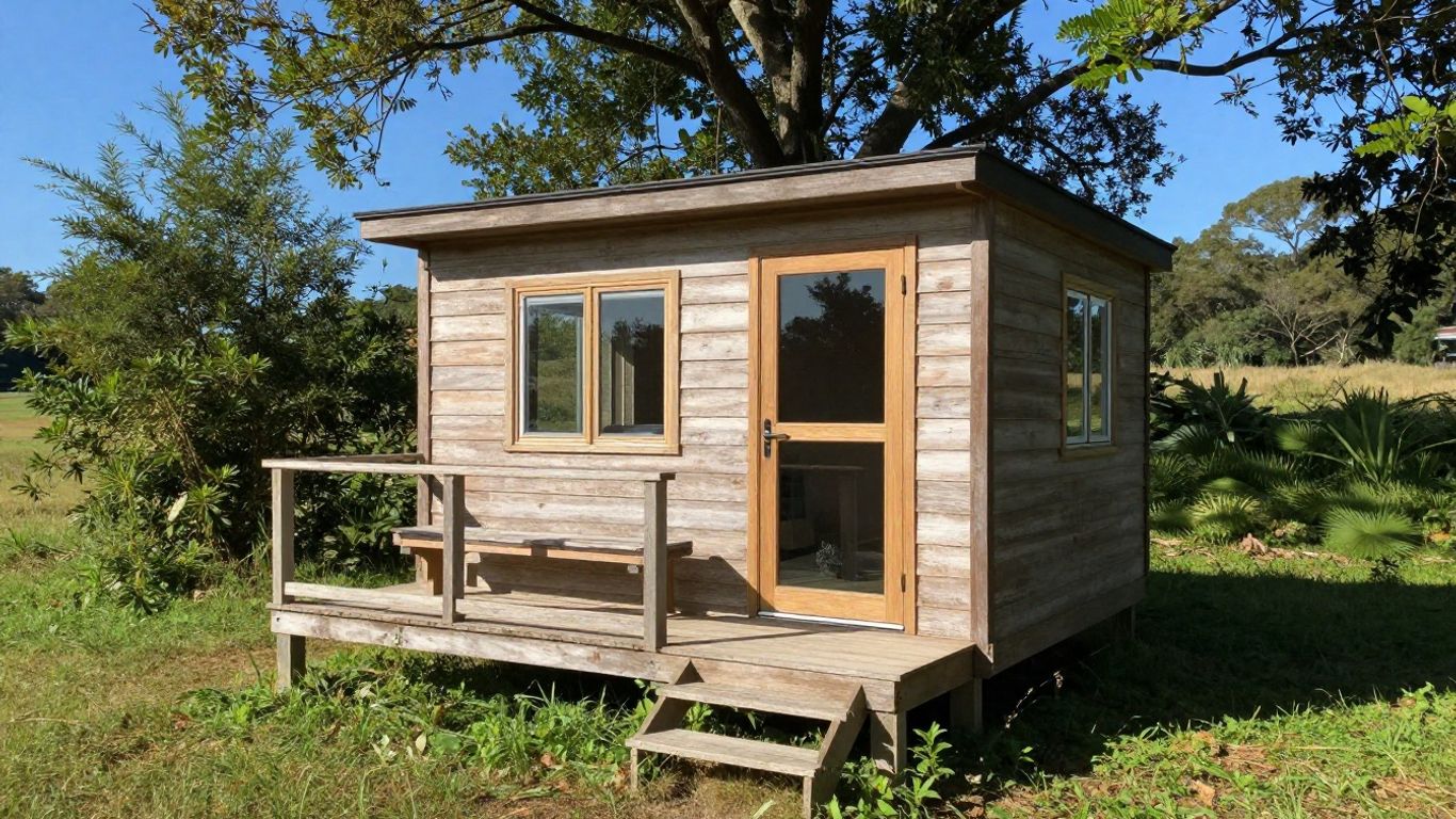 Tiny home in a natural setting