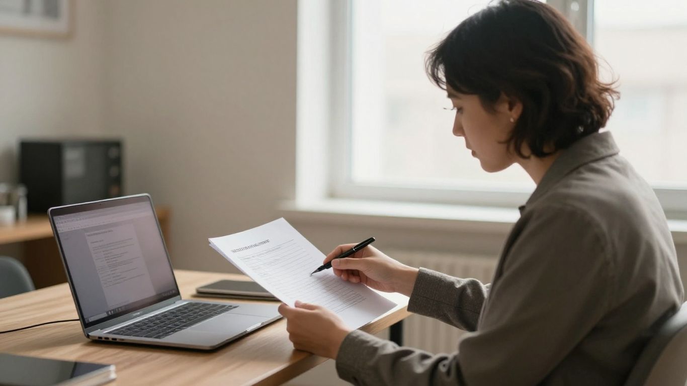 Therapist correcting an outdated clinical note