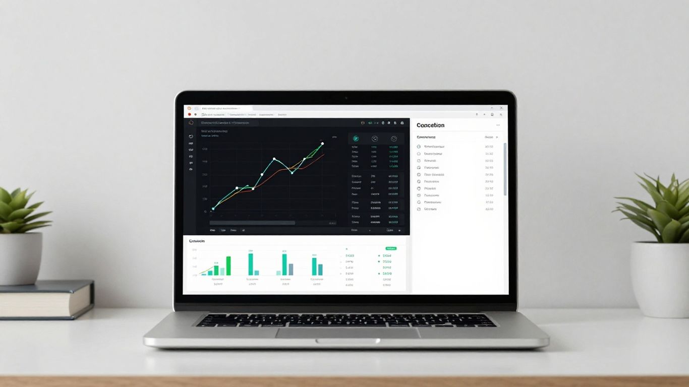 Dashboards showing performance and conversion analytics