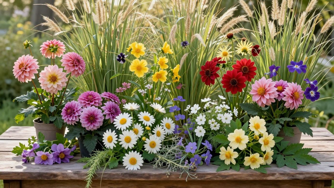 Local seasonal blooms in bloom