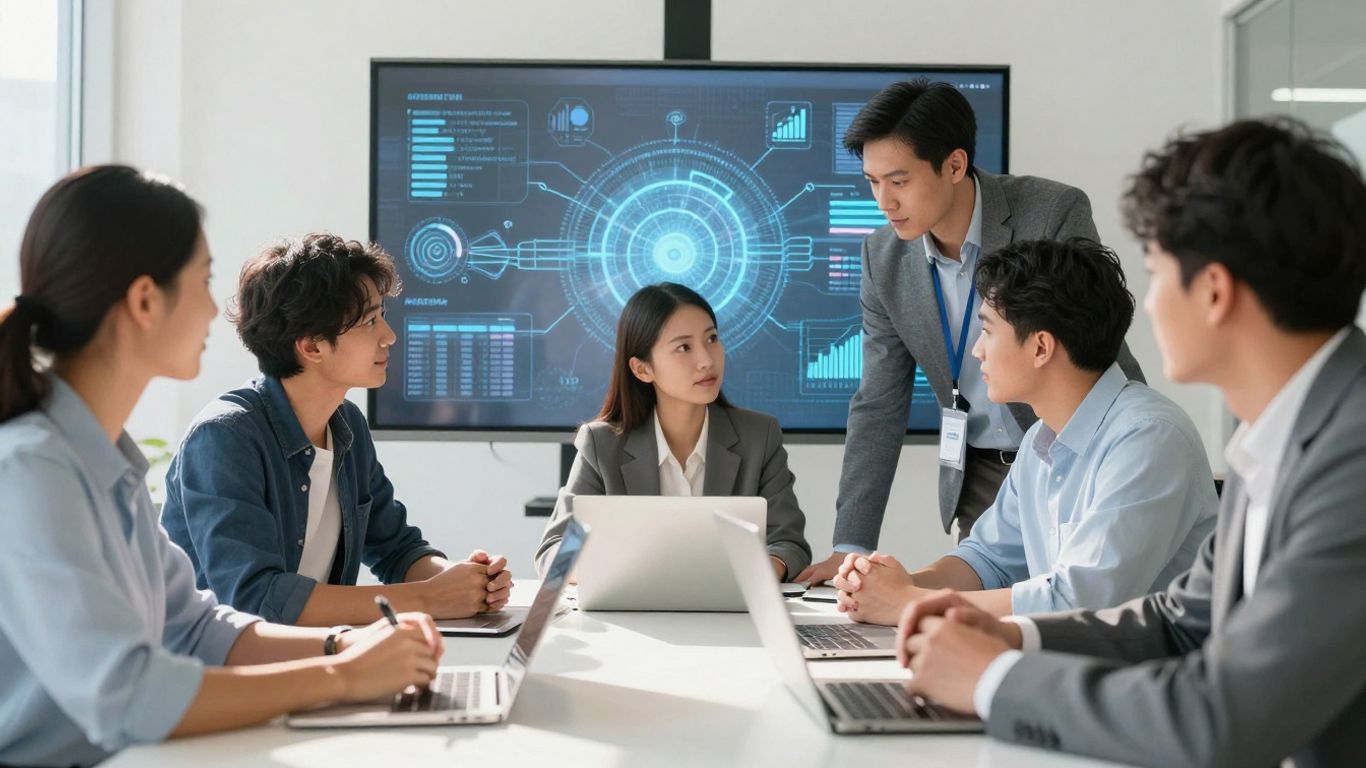 Marketing strategy and data analysis visualization.