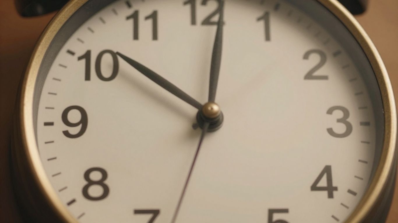 Sales urgency with a fast clock and product.