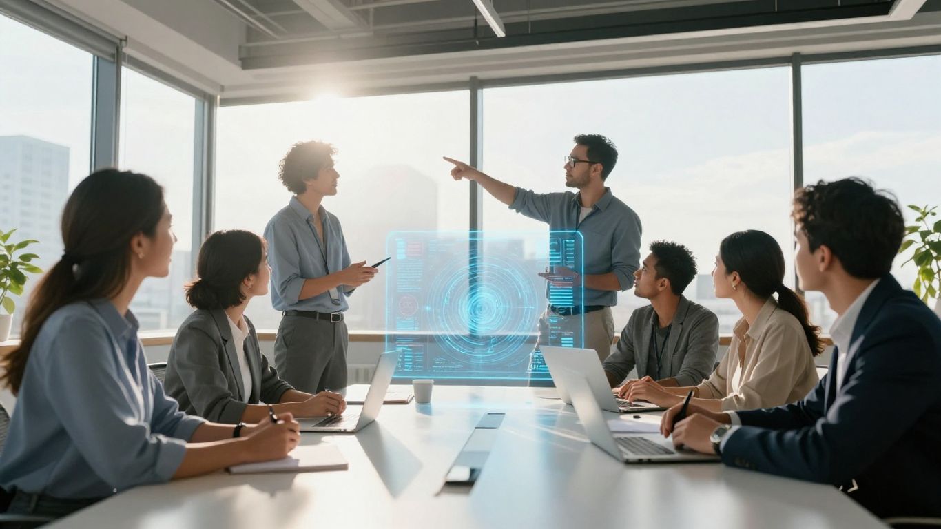 Zoho CRM partners modeling future revenue with AI.