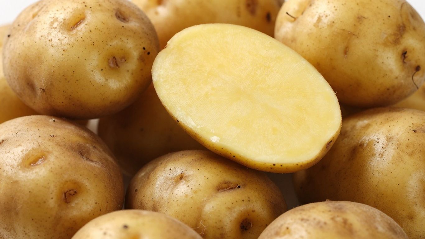 Biologische Mona Lisa aardappelen, vers en aards