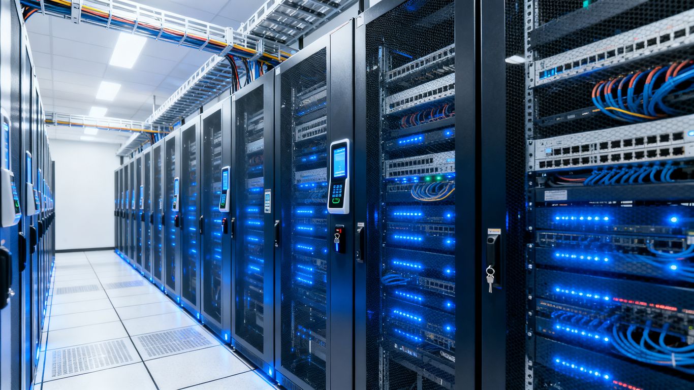 Secure server room infrastructure
