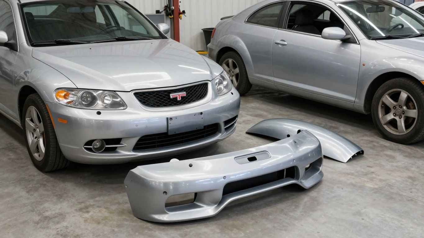 PT Cruiser bumper options beside a vehicle