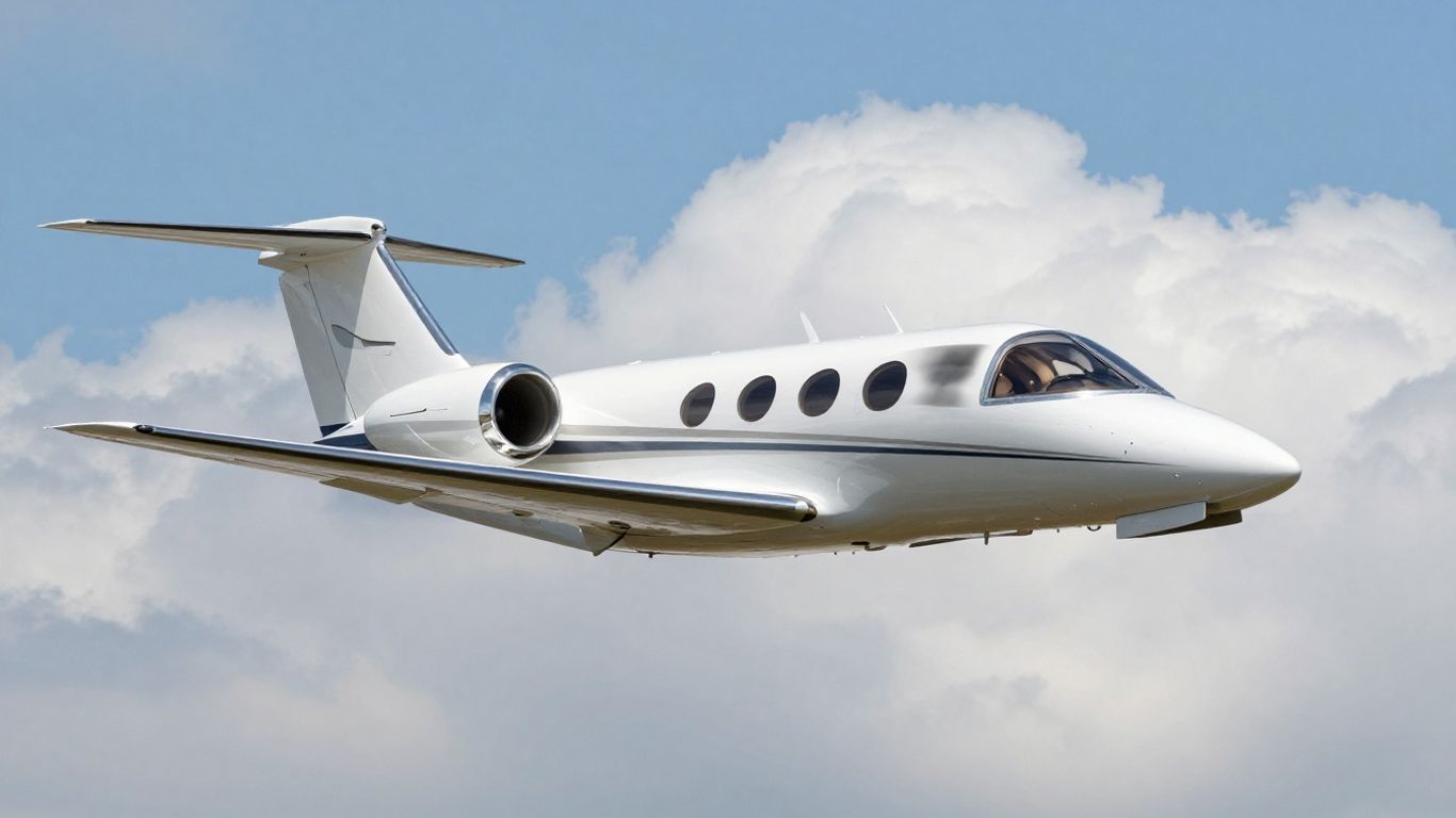 Cirrus Vision Jet flying in a clear blue sky.