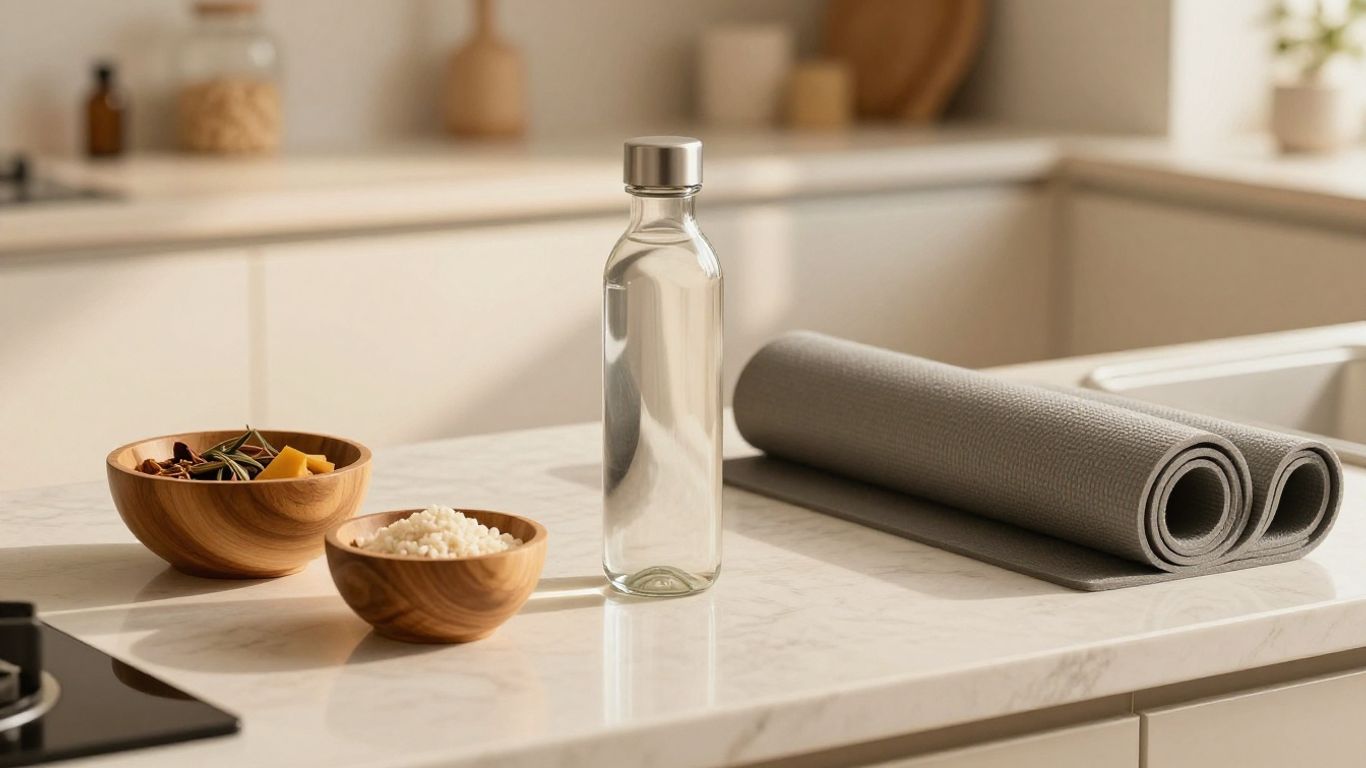 Healthy morning wellness routine essentials
