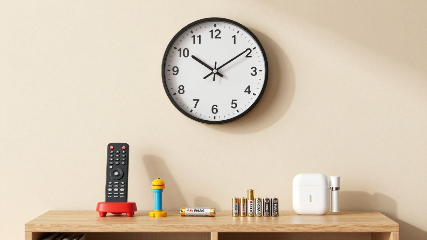 Household devices powered by different battery sizes