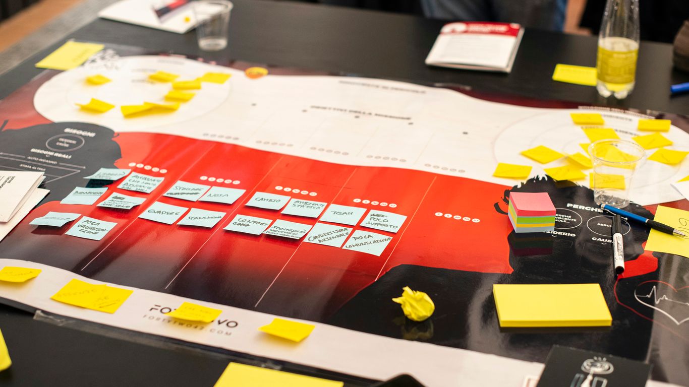 red and white labeled box