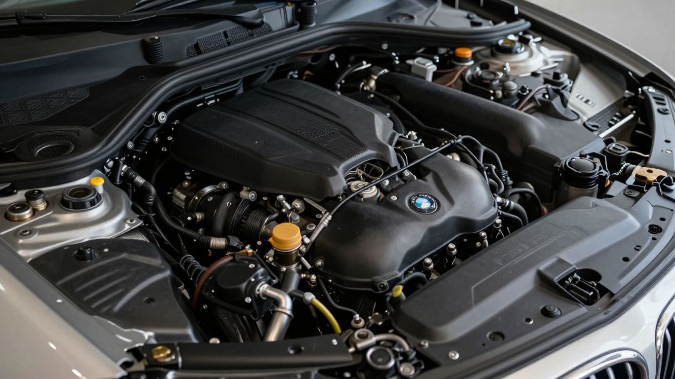 2016 BMW X3 20d engine bay close-up