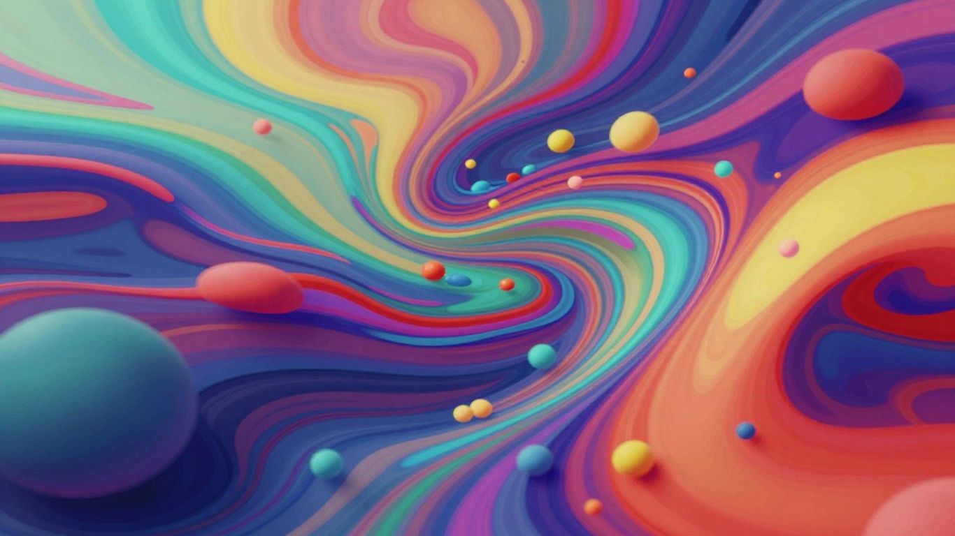 Abstract digital landscape in 16:9 aspect ratio.