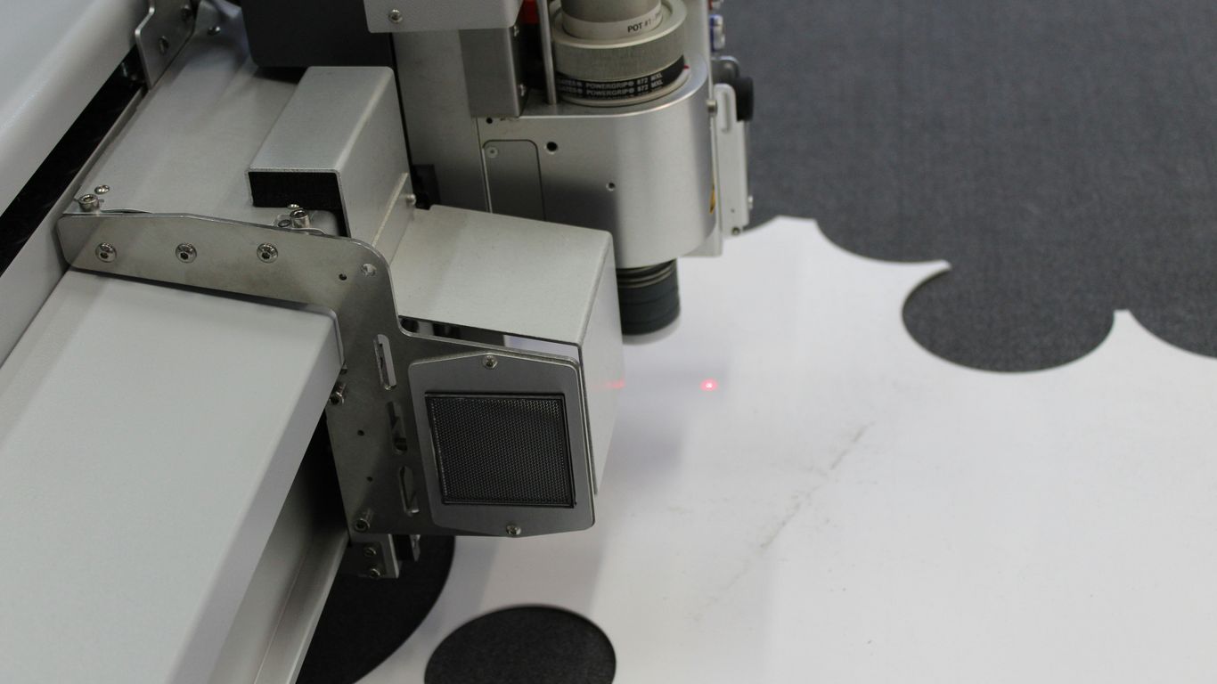 a close up of a machine with a camera on it