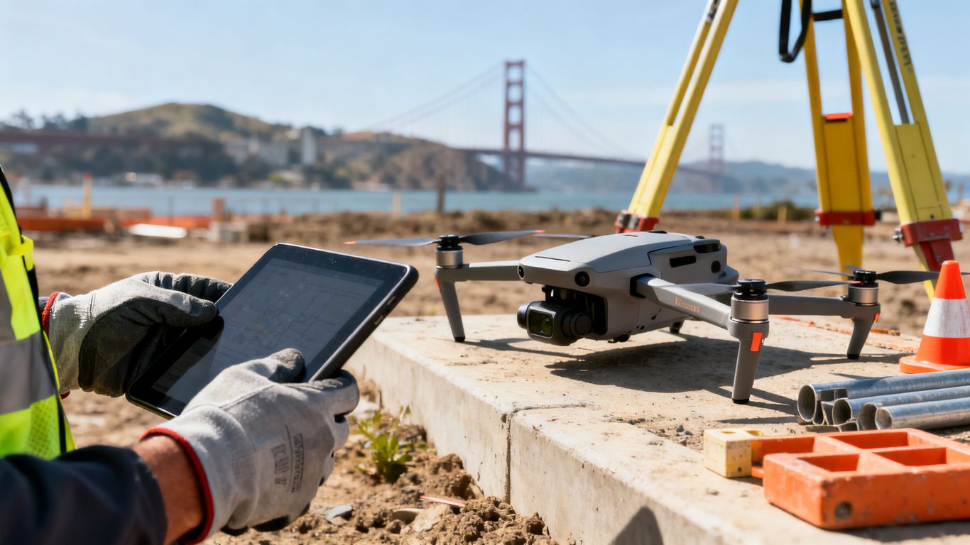 LAANC application for a Bay Area drone flight