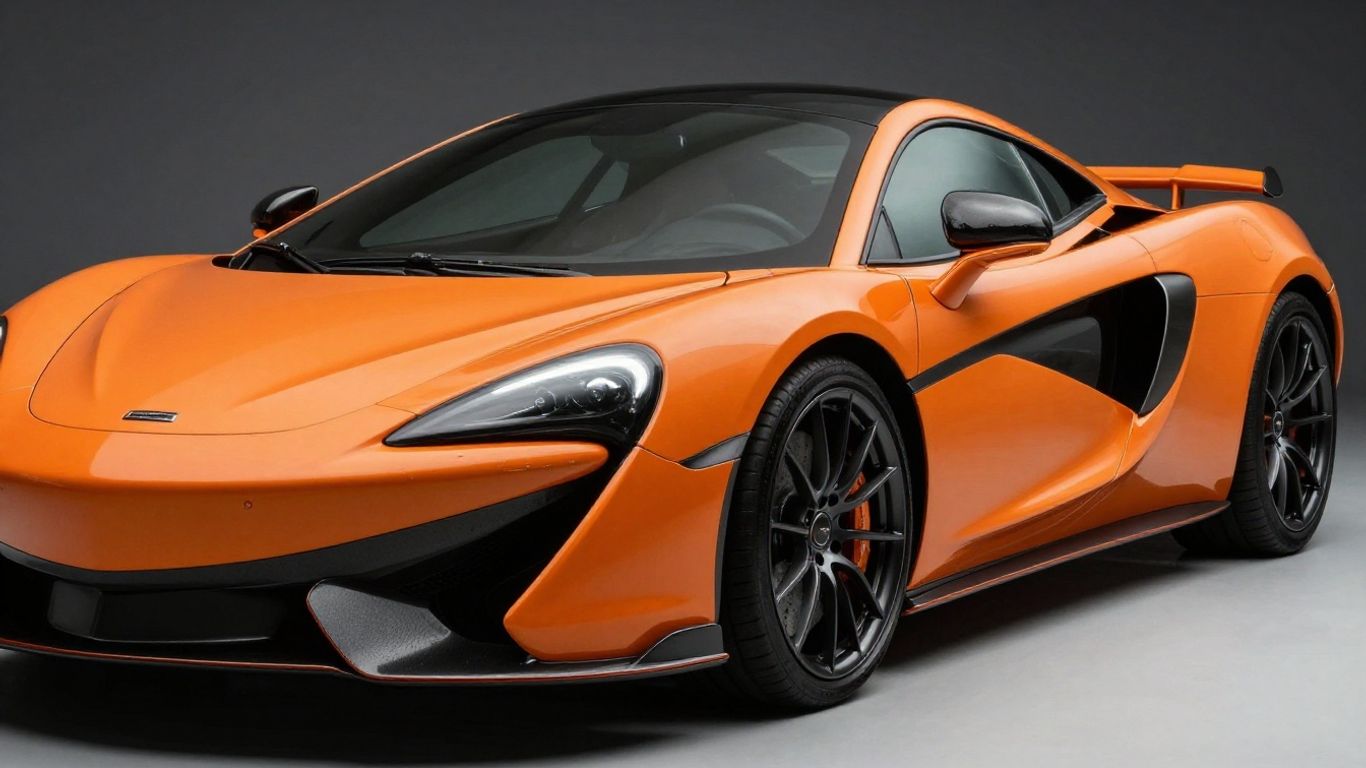 McLaren sports car exterior details