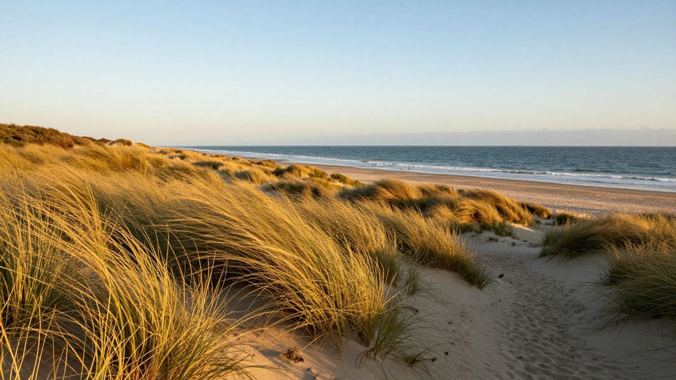 Panoramic view of the Vendée coast