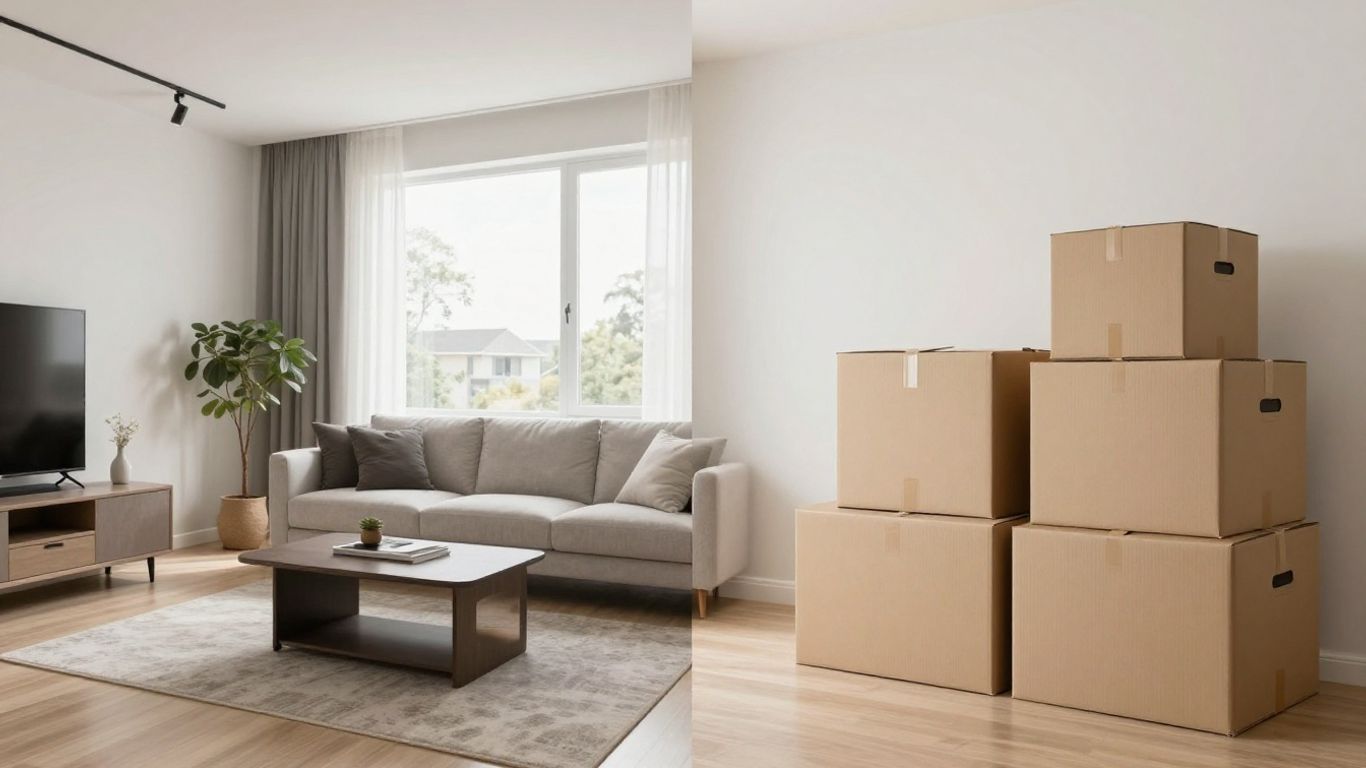 Furniture rental versus buying for Airbnb decor.