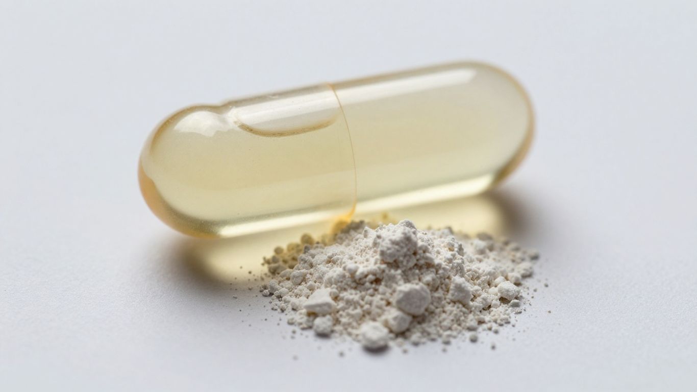 Alpha-lipoic acid supplement capsule