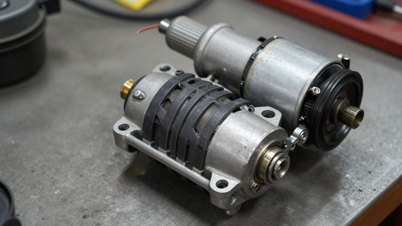 Used Honda alternator and starter motor