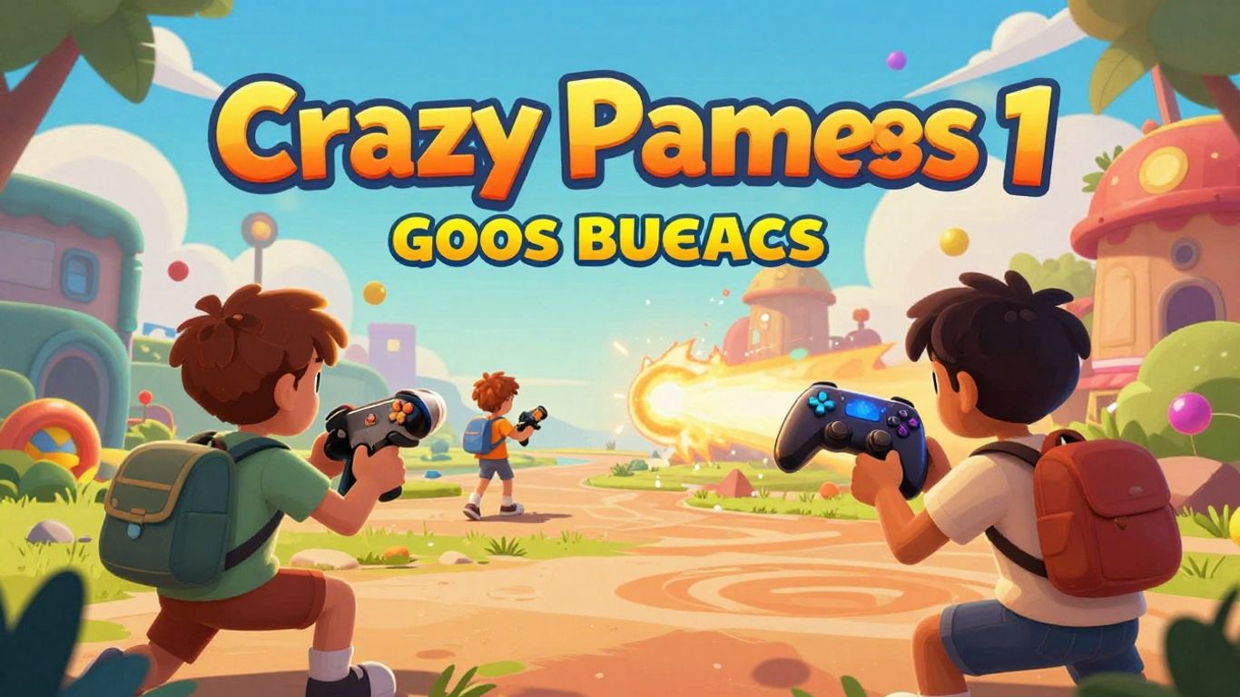 Intense gaming scene with vibrant colors and dynamic action.