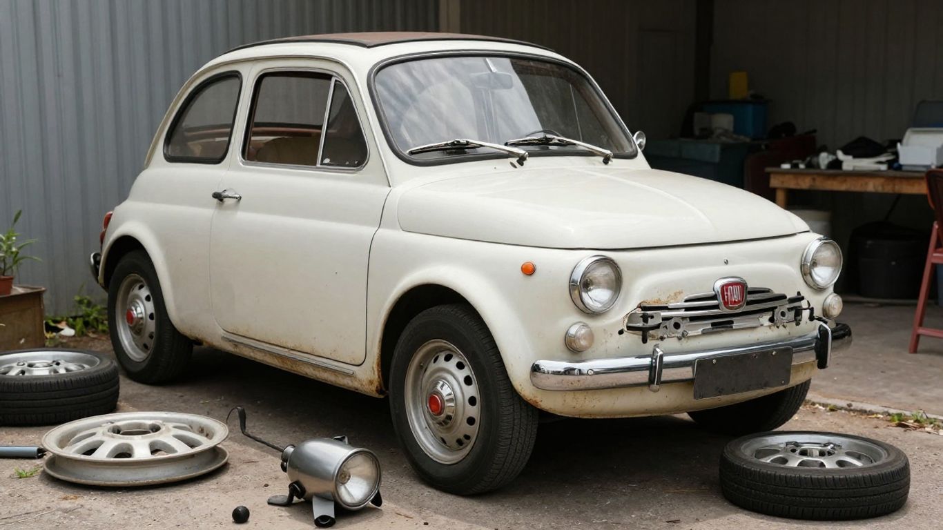 Fiat 500 parts and wreckers in Geelong.