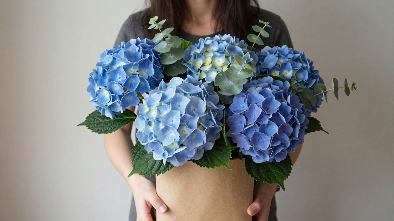 A curated flower box being opened