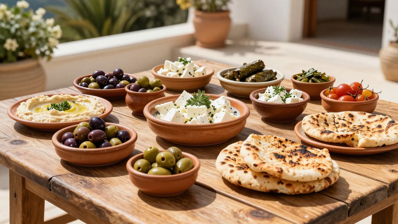 Griechische Mezze und mediterrane Spezialitäten