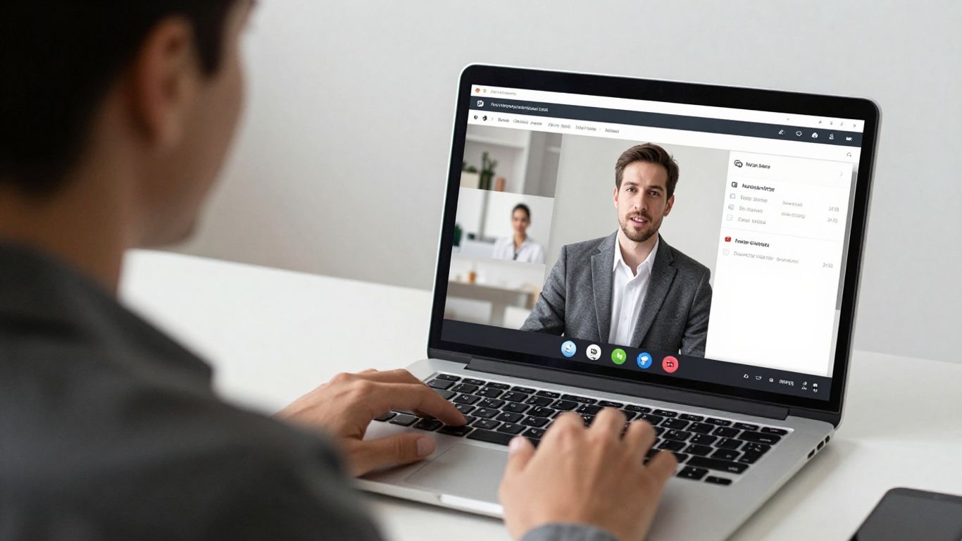 tl;dv interface on a laptop screen