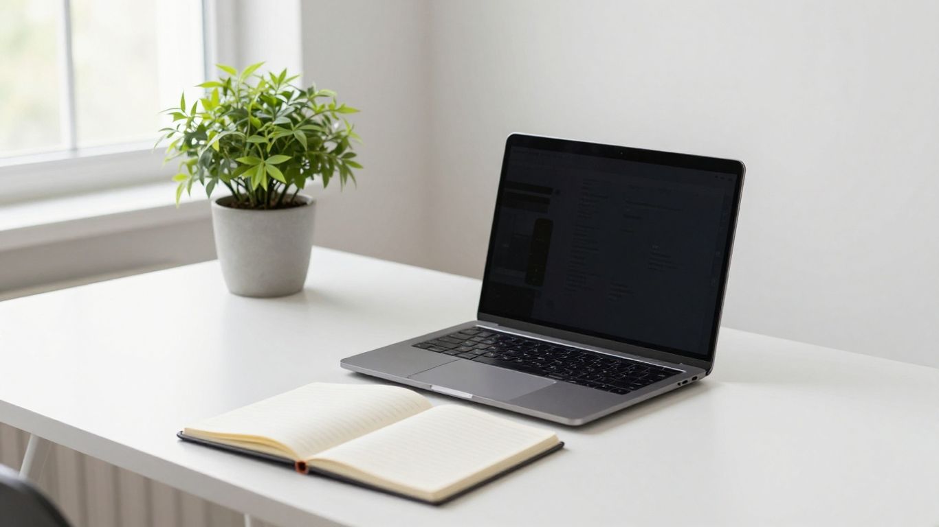 Realistic office working space