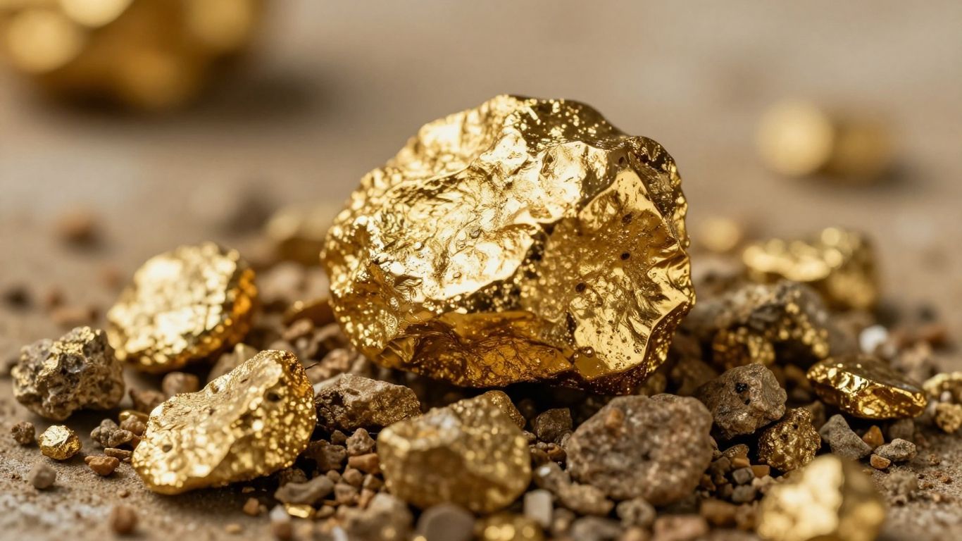 شذرات الذهب على الخام