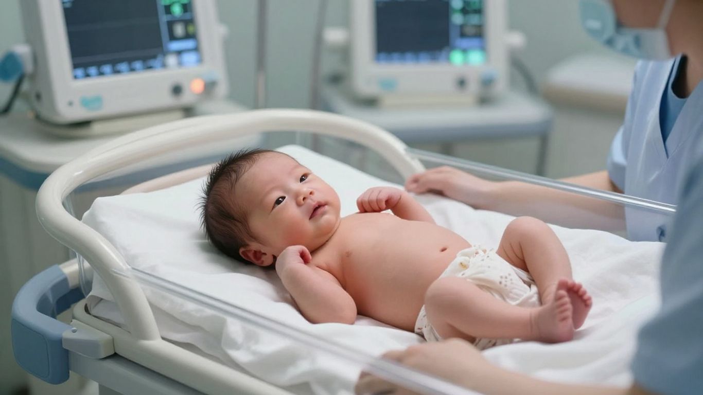 Equipo neonatal atendiendo a un recién nacido prematuro