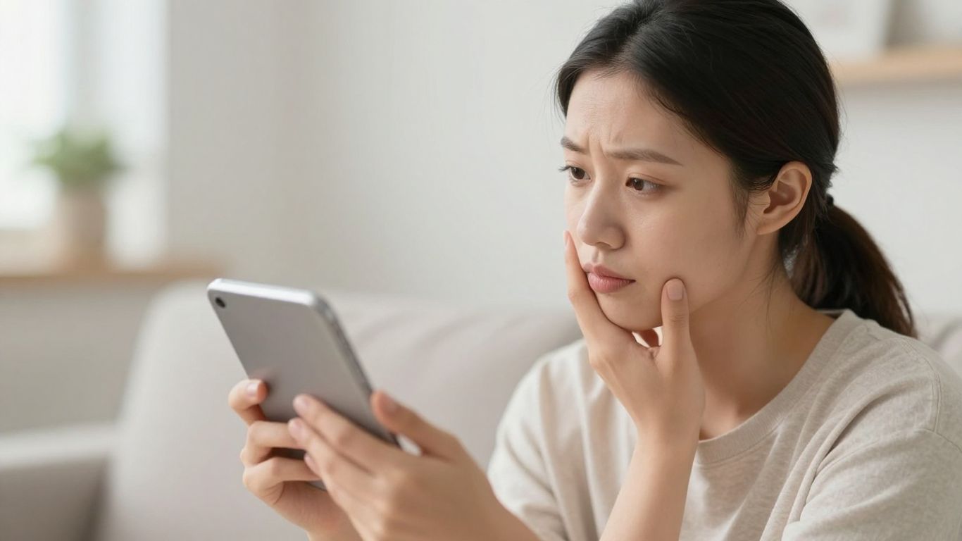 Consumer making a final purchase decision in the UK.