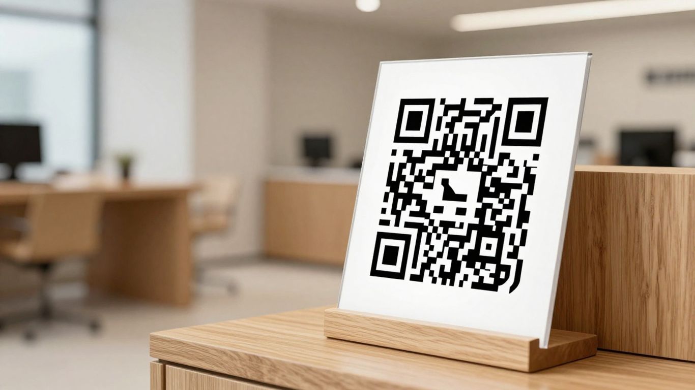 Dynamic QR code applied to retail signage