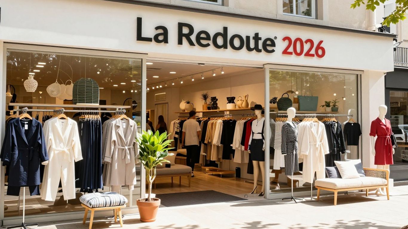 La Redoute sales event with stylish products.