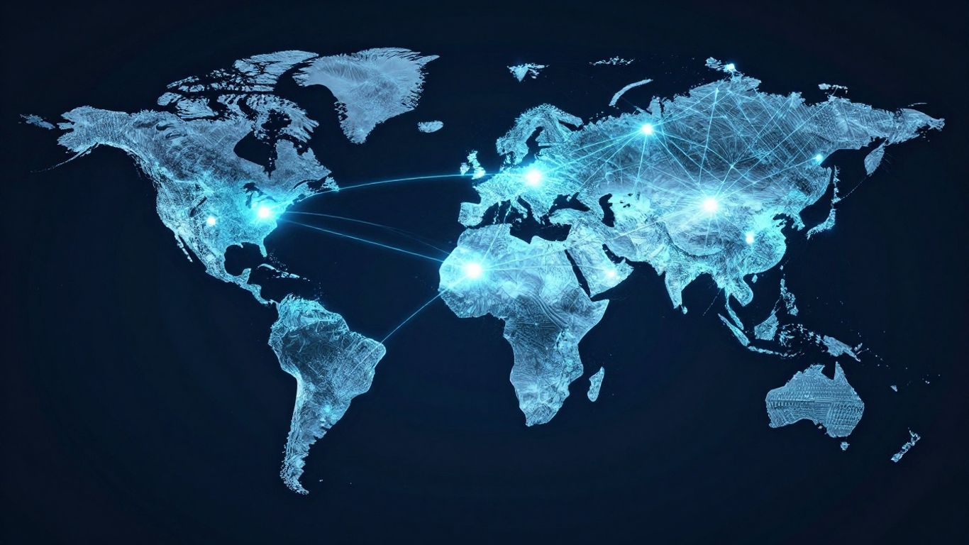Global business network connection