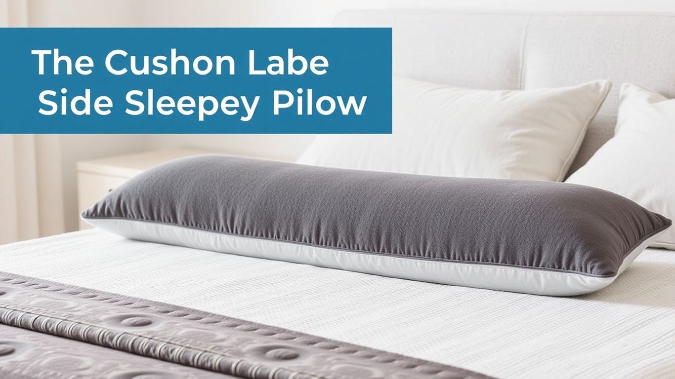 Cushion Lab side sleeper body pillow