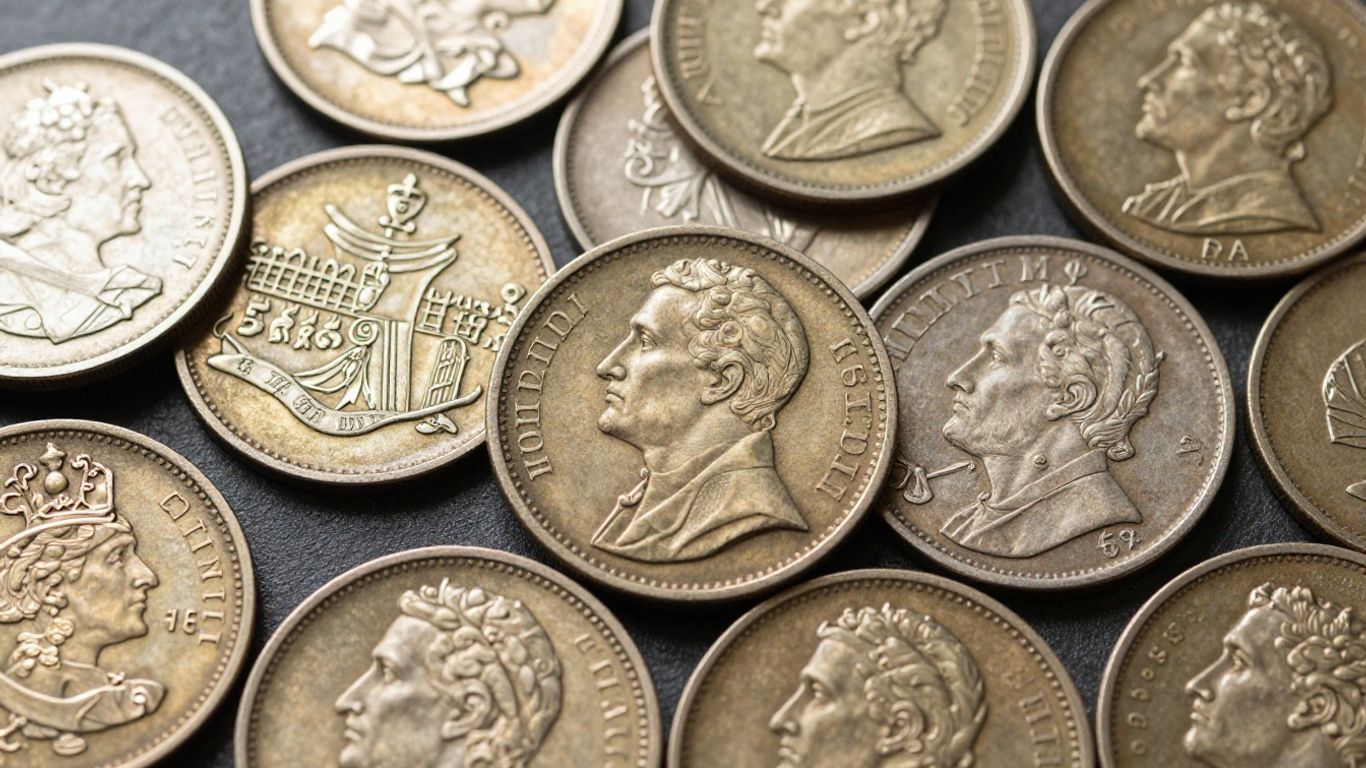 Collection of rare European coins