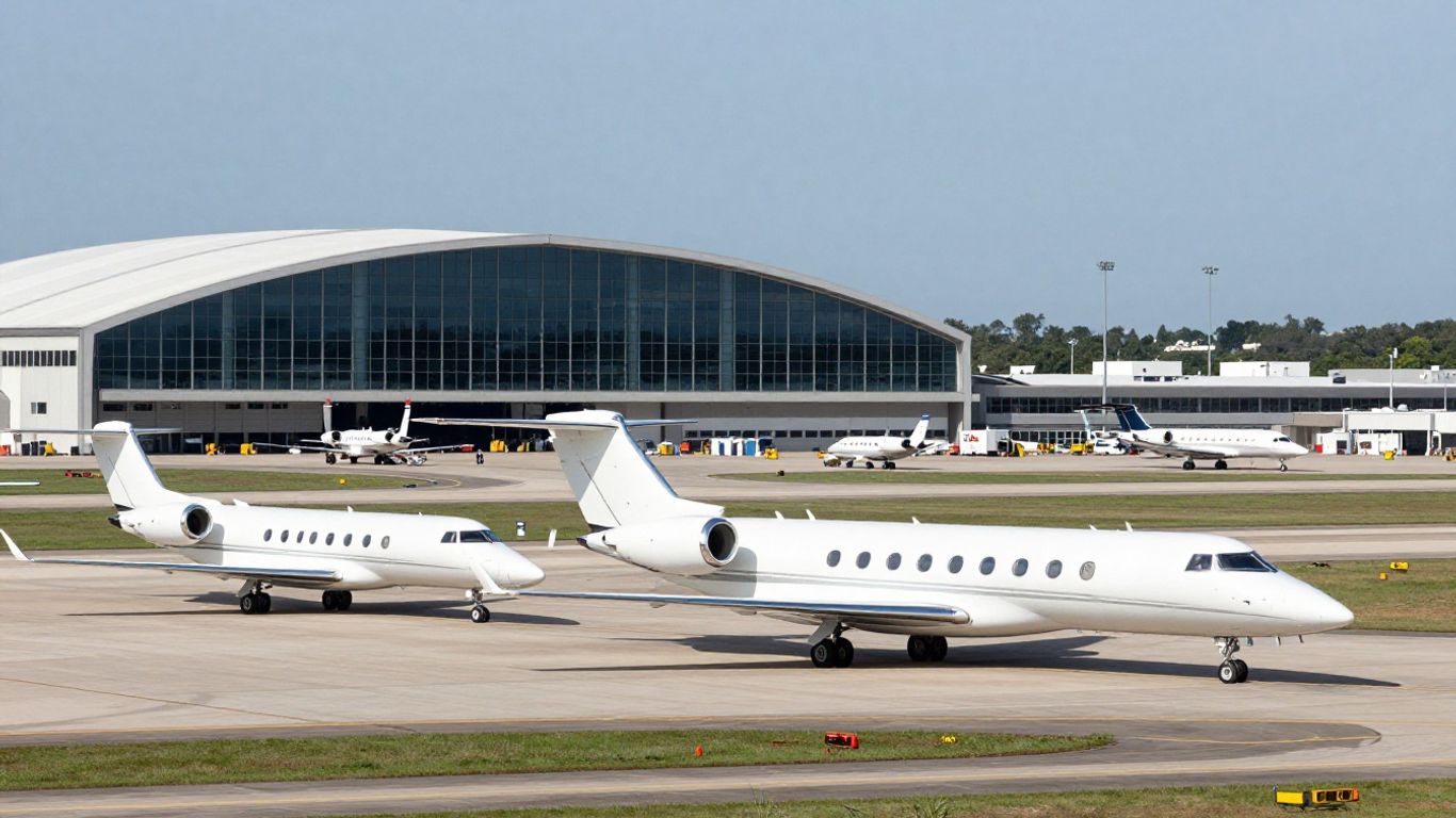 Sheltair FBO and MRO hub at Tampa International Airport.