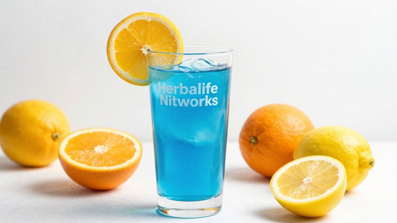 Herbalife Niteworks drink with citrus fruits