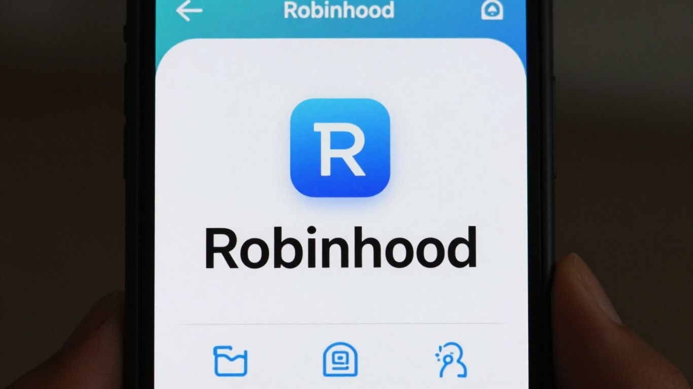 Robinhood app on a smartphone screen