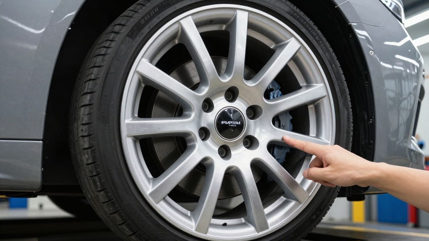 Metal alloy rims awaiting careful inspection